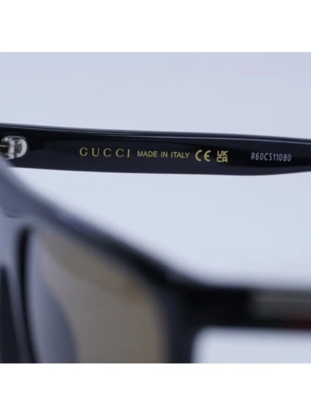 Gucci GG0748S 002 Square Sunglasses - Black\Brown